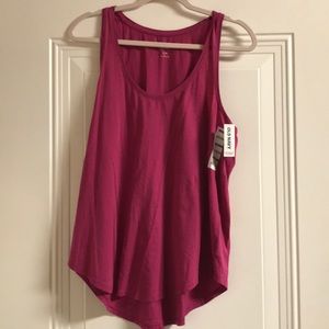 Pink Old Navy Relaxed Fit Tank